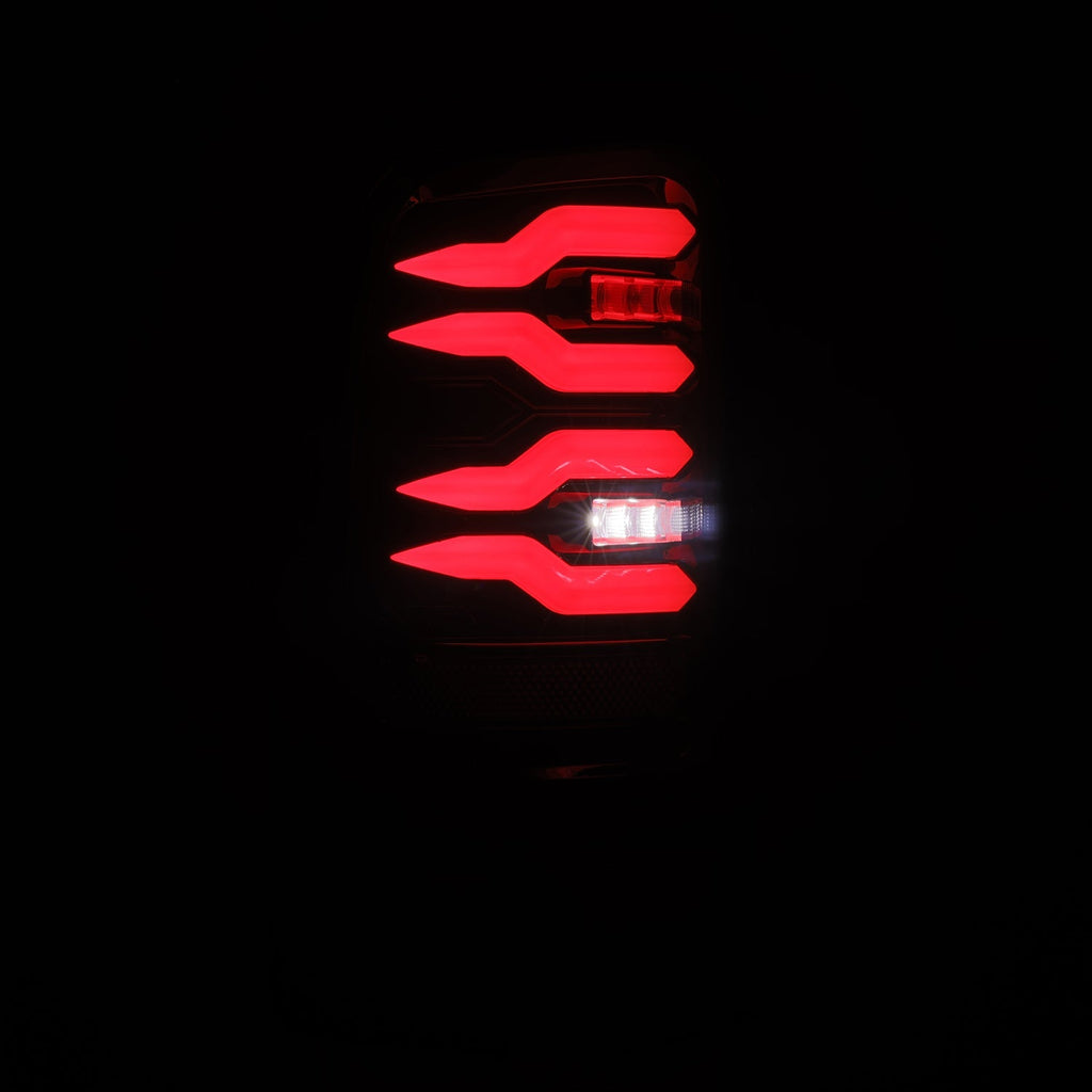 94-01 Dodge Ram 1500/94-02 Ram 2500/3500 LUXX-Series LED Tail Lights Black Red