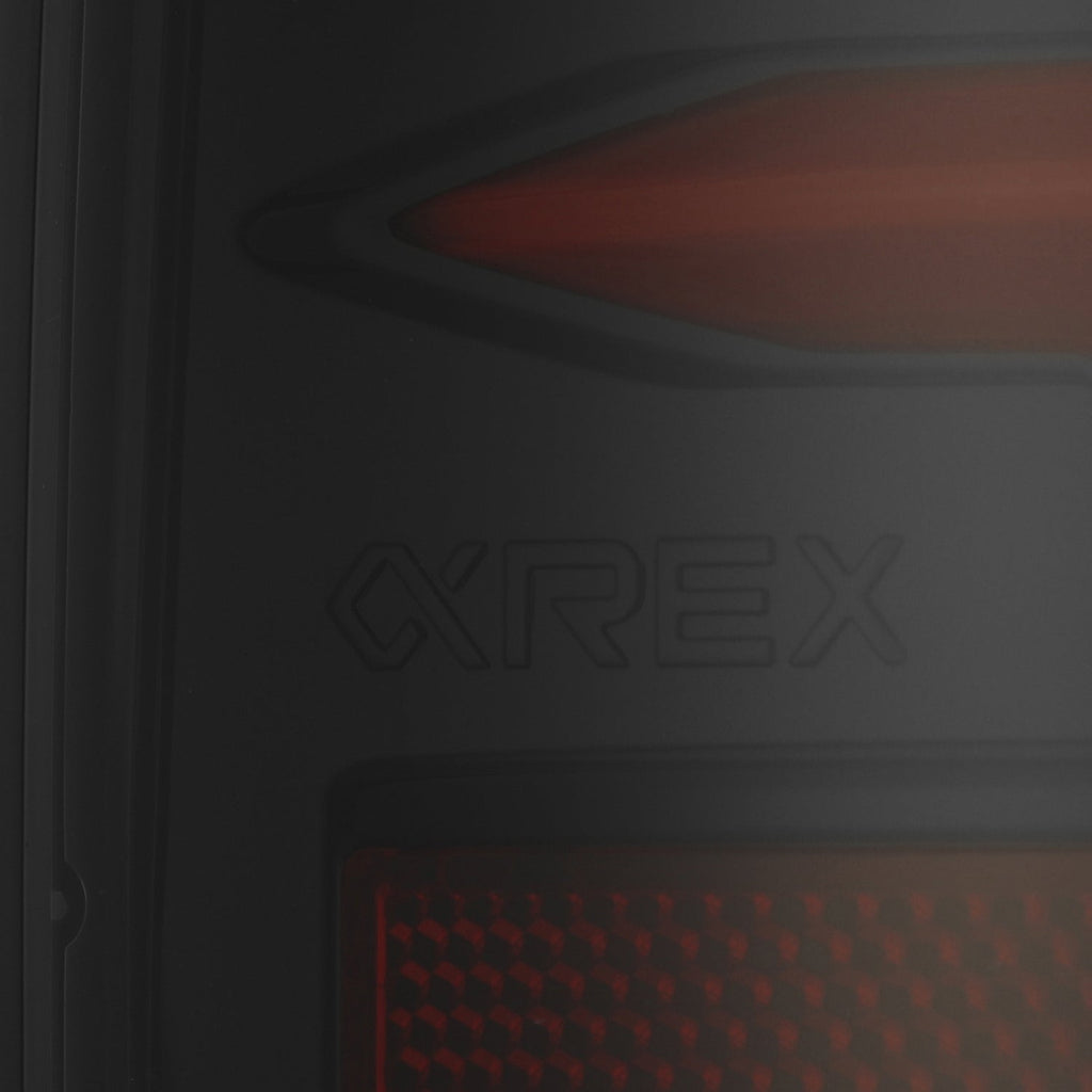 94-01 Dodge Ram 1500/94-02 Ram 2500/3500 LUXX-Series LED Tail Lights Black Red