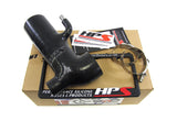 HPS Black Reinforced Silicone Post MAF Air Intake Hose Kit Retain Stock Sou (57-1294-BLK)