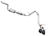 AWE Tuning Exhaust for 4th Gen Toyota Tacoma Dual Diamond Black Tips (3015-33254)