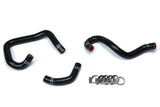 HPS Black Reinforced Silicone Heater Hose Kit Coolant for Toyota 93 98 Supr (57-1521-BLK)