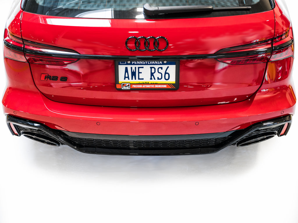 AWE Tuning 21-23 Audi C8 RS6/RS7 SwitchPath Cat-back Exhaust - Diamond Black Tips (3025-33776)