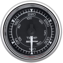Load image into Gallery viewer, AutoMeter Chrono 2-1/16in 140-380 Degree Temperature Digital Stepper Motor Gauge - Chrome (9740)