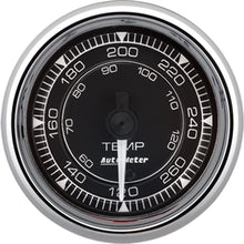 Load image into Gallery viewer, AutoMeter Chrono 2-1/16in 120-280 Degree Temperature Digital Stepper Motor Gauge - Chrome (9754)