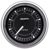 AutoMeter 3-3/8in 8K RPM In-Dash Tachometer Gauge - Chrome (9797)