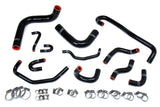 HPS Reinforced Black Silicone Radiator + Heater Hose Kit Coolant for Toyota (57-1656-BLK)