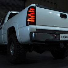 Load image into Gallery viewer, 99-06 Chevrolet Silverado/99-06 GMC Sierra LUXX-Series LED Tail Lights Black Red