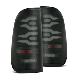 99-16 Ford Super Duty / 97-03 F150 LUXX-Series LED Tail Lights Black