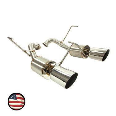 Nameless Performance Axleback Exhaust - 2014-2018 Forester XT - 5" Muffler (SUAB14FXT-5MU-40SWS)