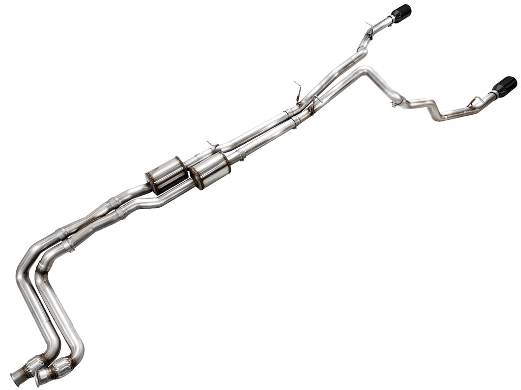 AWE Tuning 25+ RAM 1500 3.0TT 0FG Catback Touring Exhaust - Diamond Black Tips (3015-33530)