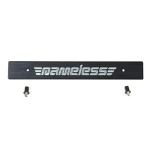 Load image into Gallery viewer, Nameless Performance Nameless Front License Plate Delete - CNC Engraved - Round Mounting Holes (NPPD-CN-RO)