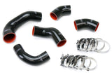 HPS Black Reinforced Silicone Intercooler Hose Kit for Mitsubishi 03 07 Lan (57-1227-BLK)