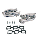 BBK Performance Parts 2011-2017 MUSTANG 3.7L V6 1-5/8 SHORTY EXHAUST HEADERS (Polished Silver Ceramic) - 14420