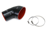 HPS Black Reinforced Silicone Post MAF Air Intake Hose Kit for BMW 01-06 E46 M3 (57-1078-BLK)