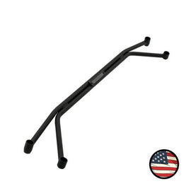 Nameless Performance Front Strut Tower Brace - 1993-2001 GC Impreza - Wrinkle Black (FSTB-H-BLK)