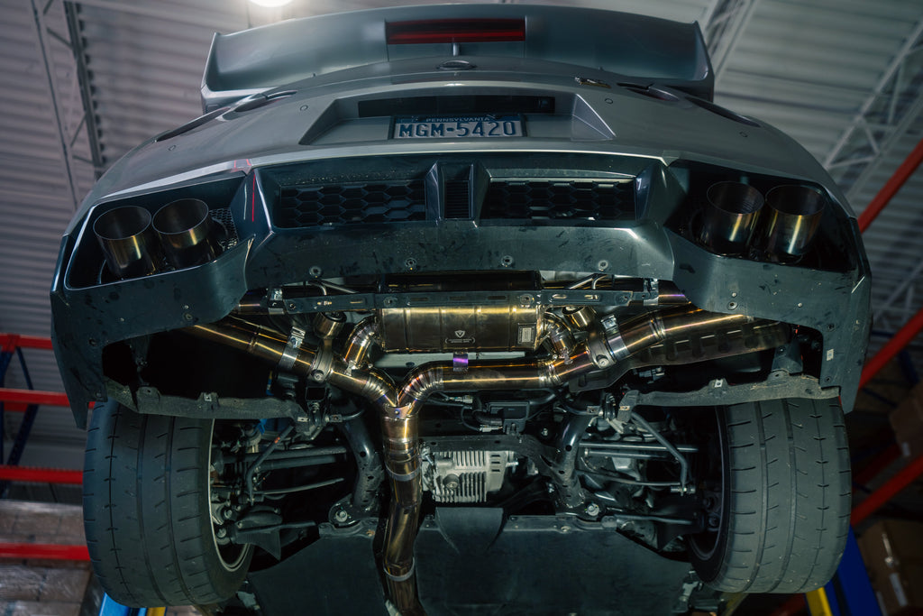 Nissan GTR R35 Valved Sport Exhaust System (NIS.GTR.R35.VSES.TI.TIBRT)