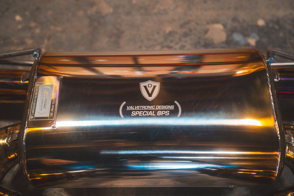 Mercedes AMG GLC 63 / S Valved Sport Exhaust system (MER.AMG.GLC63.VSES.TI)