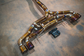 Nissan GTR R35 Valved Sport Exhaust System (NIS.GTR.R35.VSES.TI.TIBRT)
