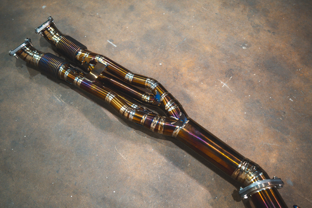 Nissan GTR R35 Valved Sport Exhaust System (NIS.GTR.R35.VSES.TI.TIBRT)
