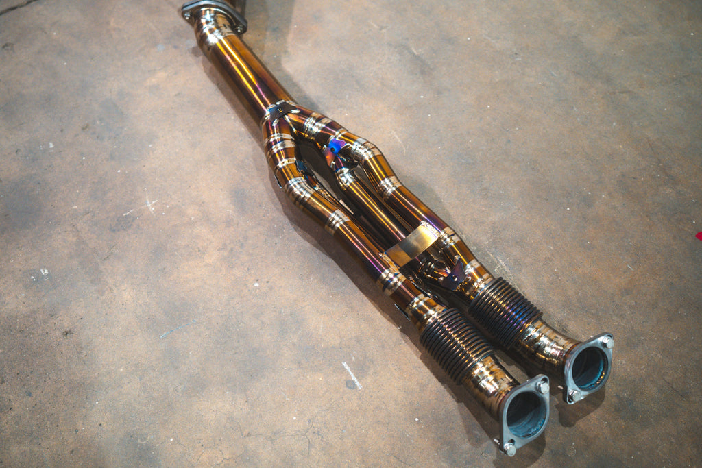 Nissan GTR R35 Valved Sport Exhaust System (NIS.GTR.R35.VSES.TI.TIBRT)