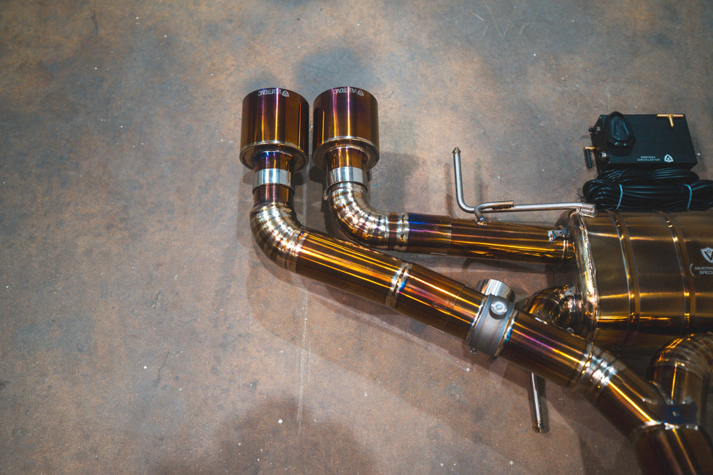 Nissan GTR R35 Valved Sport Exhaust System (NIS.GTR.R35.VSES.TI.TIBRT)