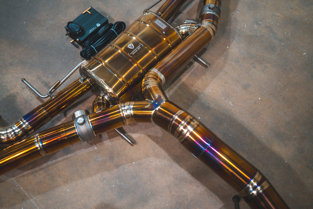 Nissan GTR R35 Valved Sport Exhaust System (NIS.GTR.R35.VSES.TI.TIBRT)