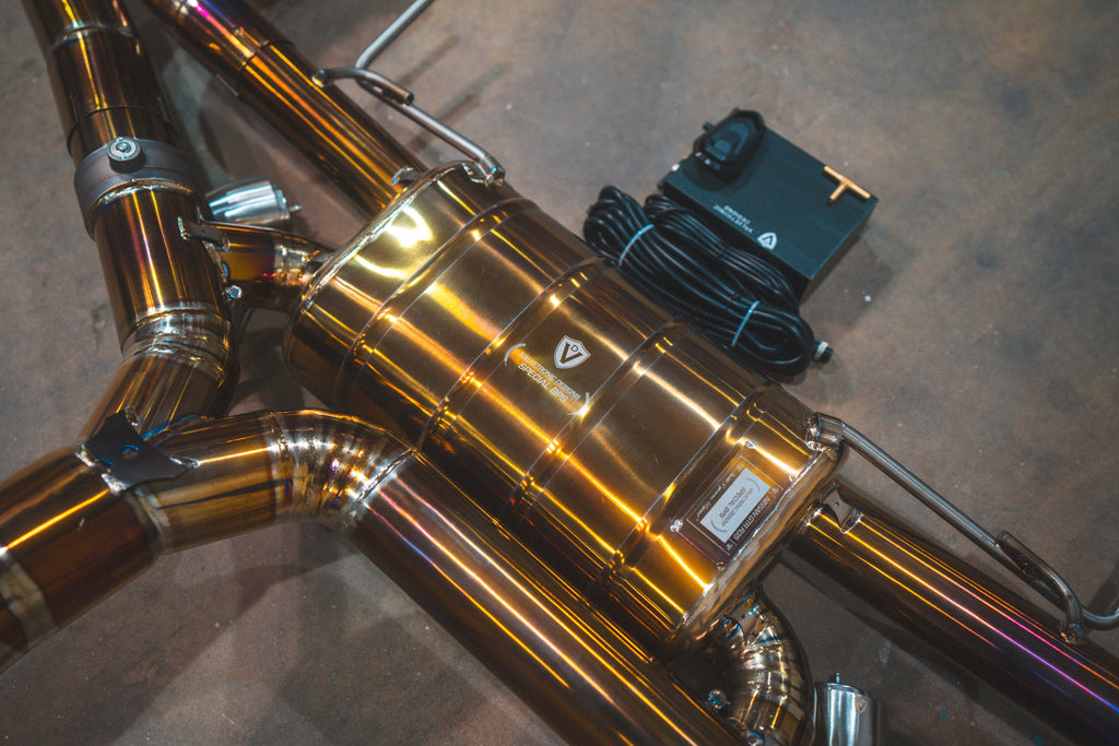 Nissan GTR R35 Valved Sport Exhaust System (NIS.GTR.R35.VSES.TI.TIBRT)