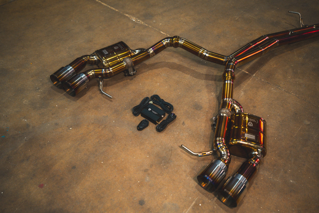 Valvetronic Valved Sport Exhaust System for Porsche Macan (POR.95B.MAC.VSES.TI)