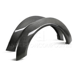Anderson Composites Carbon fiber front fender flares for 2018-2020 Dodge Challenger Widebody  (AC-FLR18DGCHHC-F)