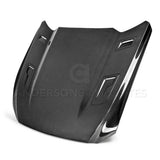 Anderson Composites Type-GTH double sided carbon fiber hood for 2015-2017 Ford Mustang  (AC-HD15FDMU-AT-DS)