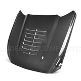 Anderson Composites Type-GT5 double sided carbon fiber hood for 2015-2017 Ford Mustang  (AC-HD15FDMU-GT5-DS)