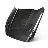 Anderson Composites 2015-2017 Ford Mustang Double Sided Carbon Fiber Type-OE Style Hood (AC-HD15FDMUGT-OE-DS)