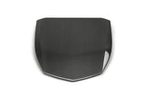 Anderson Composites Type-OE carbon fiber hood insert for 2017-2021 Chevrolet Camaro ZL1 (2-PC)  (AC-HDS17CHCAMZL-OE)