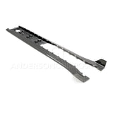 Anderson Composites Carbon fiber rocker panel splitters for 2020-2021 Ford Mustang Shelby GT500  (AC-SS20FDMU500)