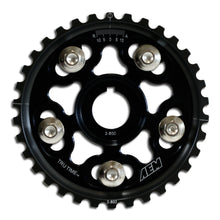 Load image into Gallery viewer, AEM Electronics Tru-Time Adjustable Cam Gear Black 5-Bolt (23-802BK)