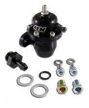 Load image into Gallery viewer, AEM Electronics Adjustable Fuel Pressure Regulator Black (25-300BK)