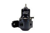 AEM Electronics High Cap Universal Adjustable Fuel Pressure Regulator Black (25-305BK)