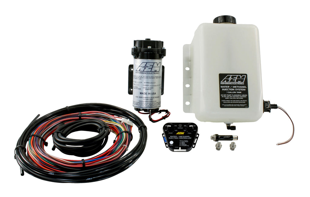 AEM Electronics V3 Water/Methanol Injection Kit, Multi Input Controller 0-5v/MAF Frequency or Voltage/Duty Cycle/Ext MAP (30-3350)