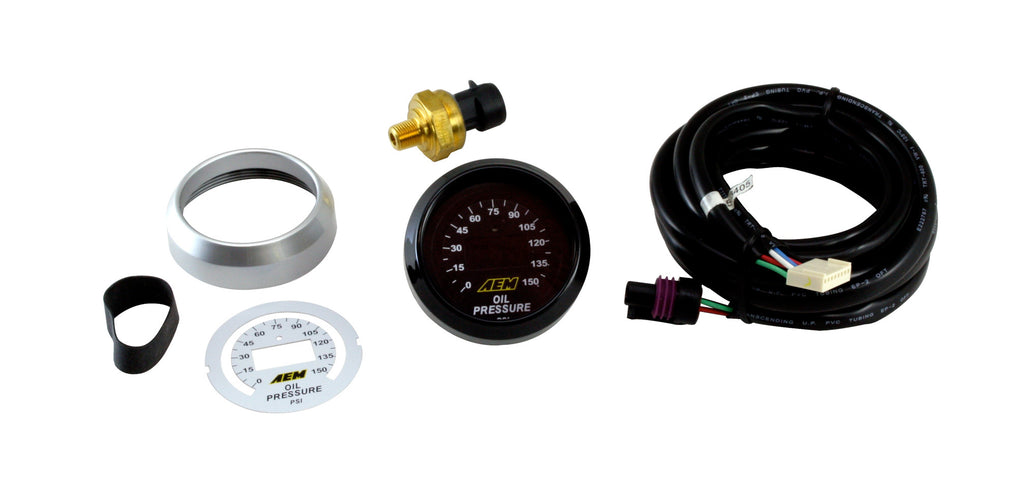 AEM Electronics Digital Oil Pressure Gauge 0150psi (30-4407)