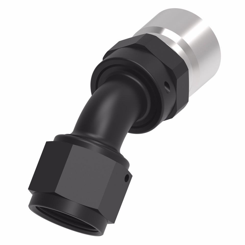 Aeroquip6an StreetLite Crimp Fitting 45-Degree - FCL4222