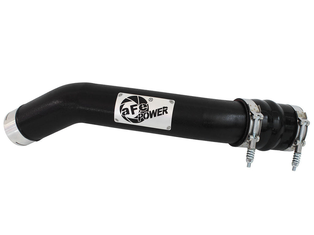 aFe BladeRunner 3 IN Aluminum Hot Charge Pipe Black (46-20148-B)