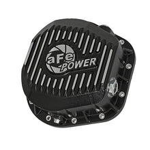 Load image into Gallery viewer, aFe Pro Series Differential Cover Black w/ Machined Fins (10.25/10.50-12 Bolt Axle) (46-70022)