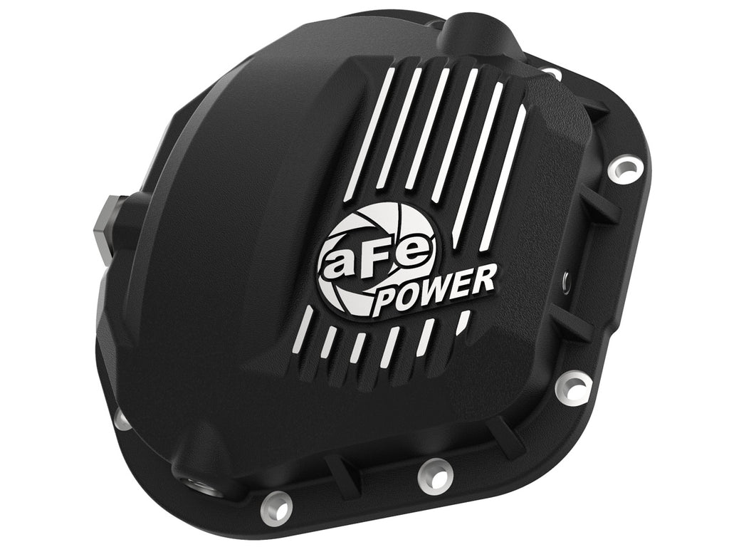 aFe Pro Series Front Differential Cover Black w/ Machined Fins (46-70082)