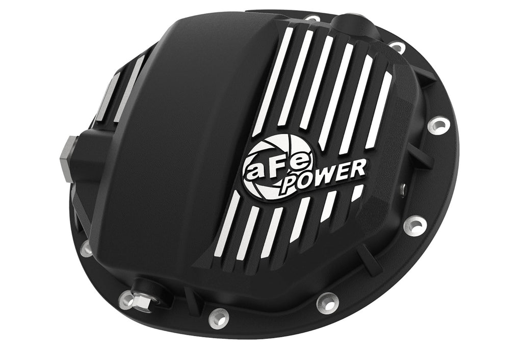 aFe Pro Series AAM 9.5/9.76 Rear Differential Cover Black w/ Machined Fins (46-71120B)