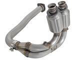 aFe POWER Direct Fit 409 Stainless Steel Front Catalytic Converter (47-48001)