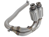 aFe POWER Direct Fit 409 Stainless Steel Front Catalytic Converter (47-48003)