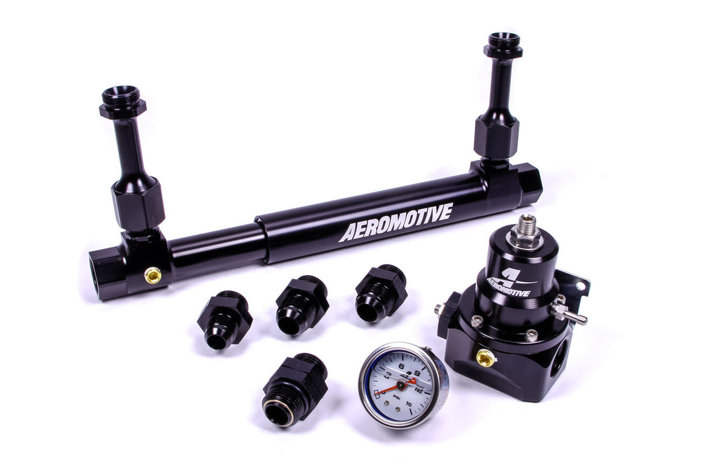 Aeromotive Fuel System Adjustable Fuel Log w/ 13214 2-Port Regulator - 17249