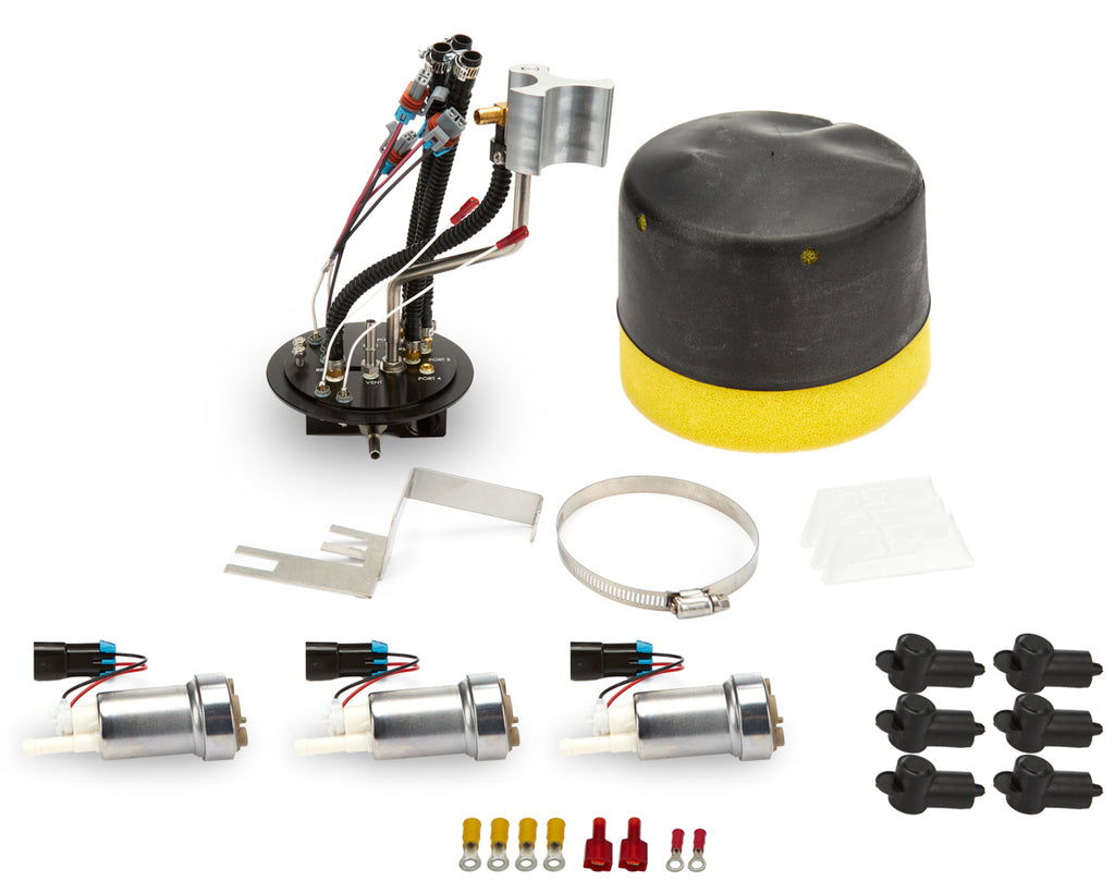 Aeromotive Fuel System Triple 450LPH Fuel Pump Module Ford F150 15-21 - 18091