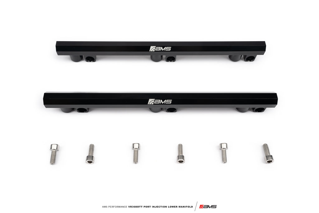 AMS Performance Nissan Z Port Injection Lower Manifold (Black) (AMS.47.08.0001-1)