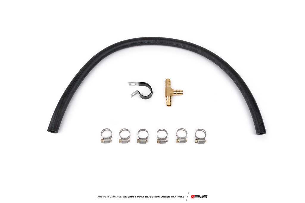 AMS Performance Nissan Z Port Injection Lower Manifold (Black) (AMS.47.08.0001-1)